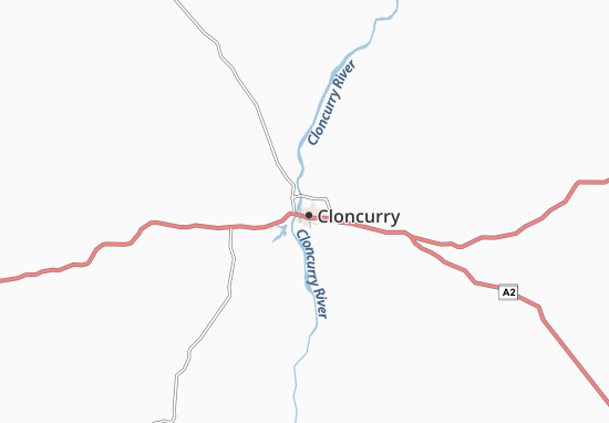 Mapa Cloncurry