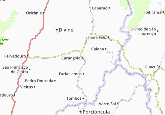 Mapa Carangola