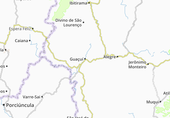 Mapa Guaçuí