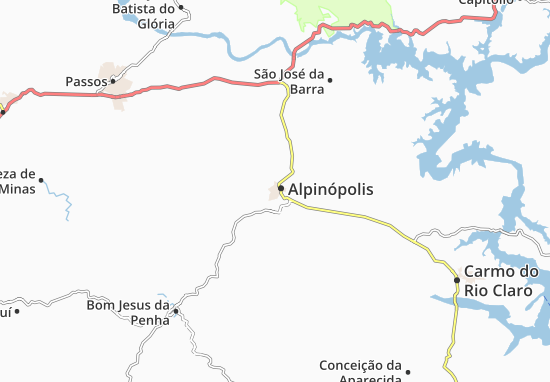 Alpinópolis Map