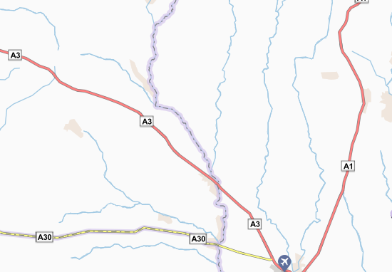 Mapa Gulubane