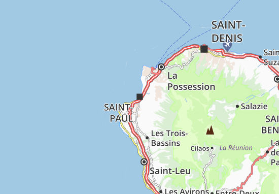MICHELIN Saint Paul map - ViaMichelin