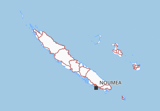 Michelin Landkarte Neukaledonien Viamichelin