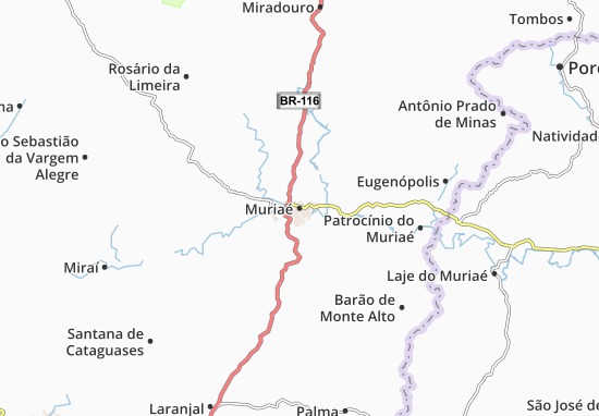 Muriaé Map