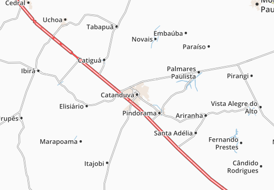 Kaart Plattegrond Catanduva