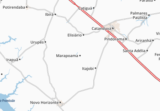 Mapa Marapoama