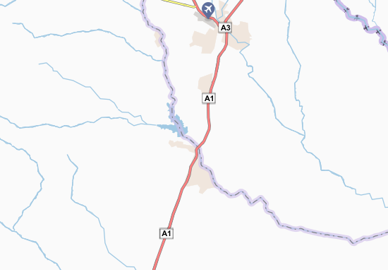 Mapa Borolong