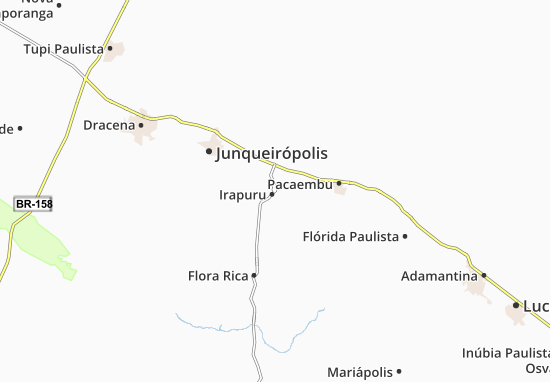 Kaart Plattegrond Irapuru