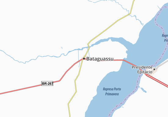 Karte Stadtplan Bataguassu