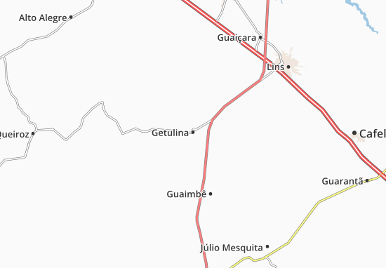 Mapa Getulina