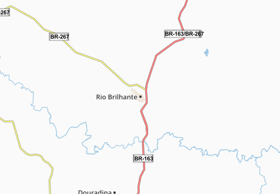 Karte Stadtplan Rio Brilhante