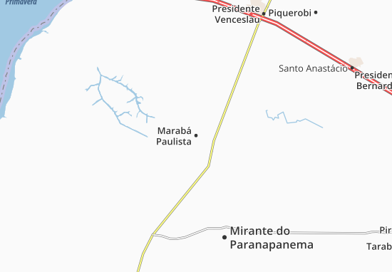 Mapa Marabá Paulista