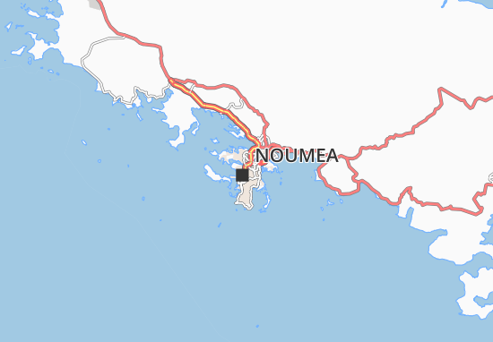 Mapa Nouméa