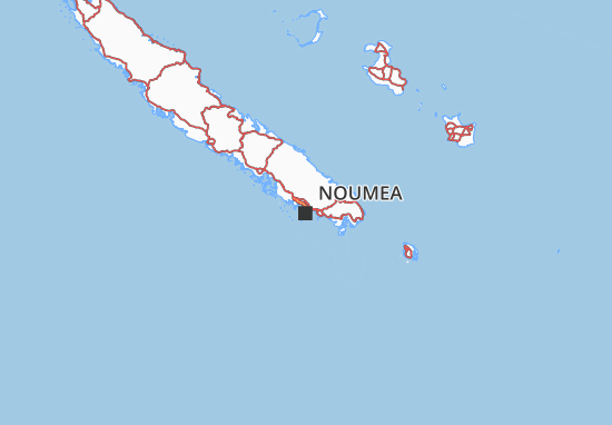 Mapa Nouvelle-Calédonie