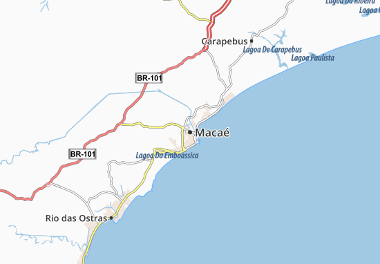 Karte Stadtplan Macaé