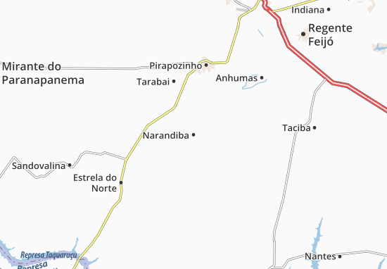 Kaart Plattegrond Narandiba