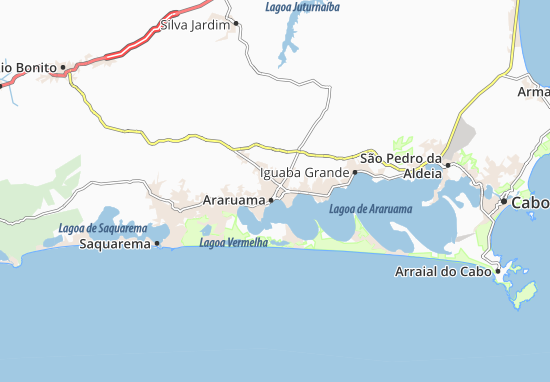 Kaart Plattegrond Araruama