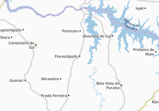 Florestópolis Map
