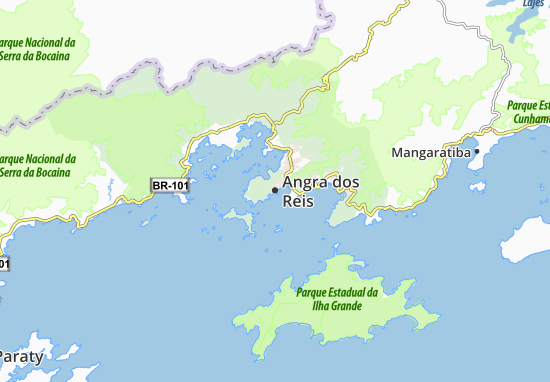 Karte Stadtplan Angra dos Reis