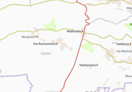 Mapa Madombidzha