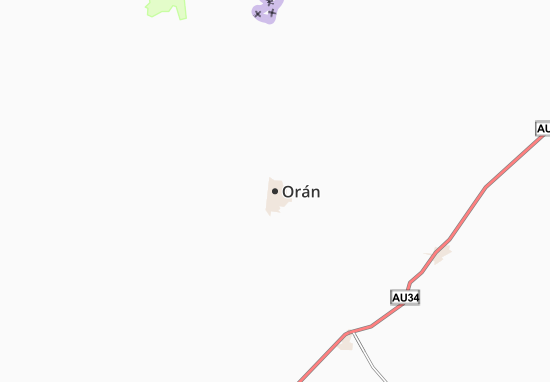 Kaart Plattegrond Orán