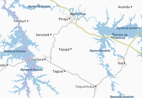 Mapa Tejupá