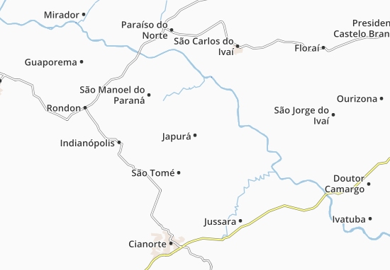 Mapa Japurá