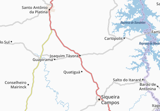 Karte Stadtplan Joaquim Távora