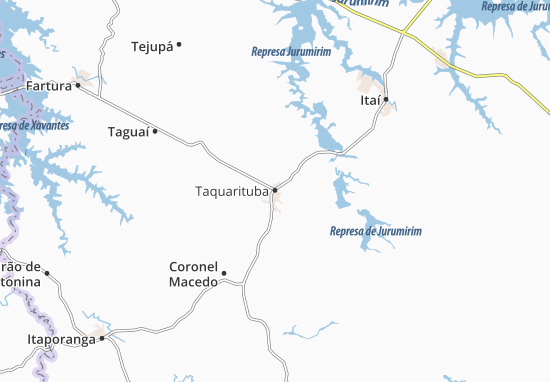 Mapa Taquarituba