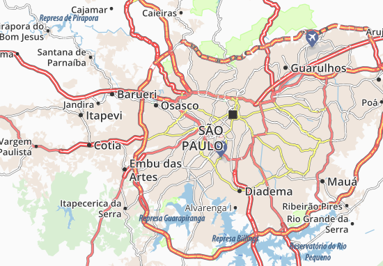 Mapa Caxingui