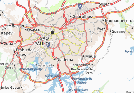Mapa Santa Paula