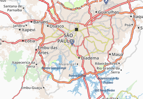 Carte-Plan Santa Catarina