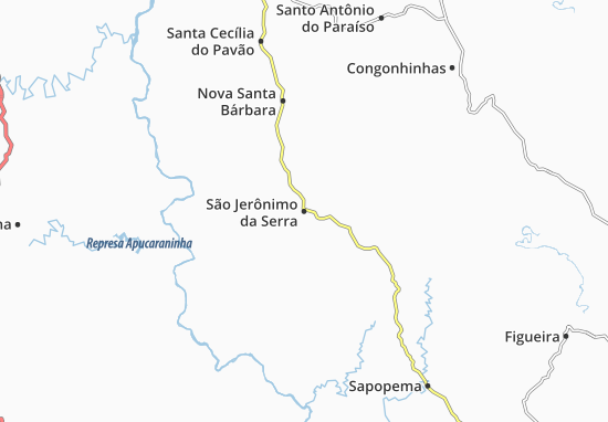 Mappe-Piantine São Jerônimo da Serra