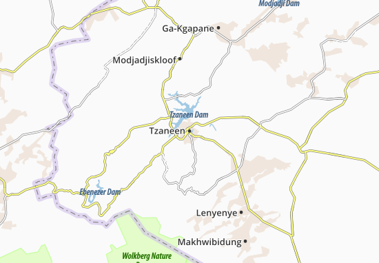 Mapa Tzaneen
