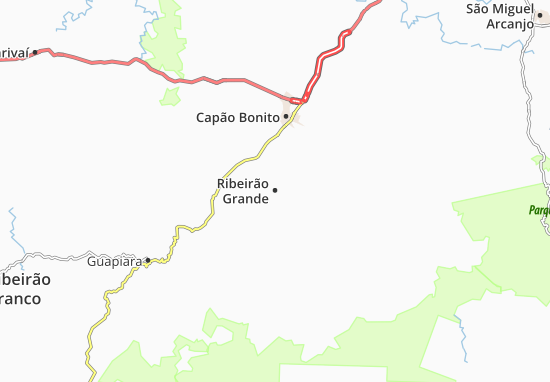 Mapa Ribeirão Grande