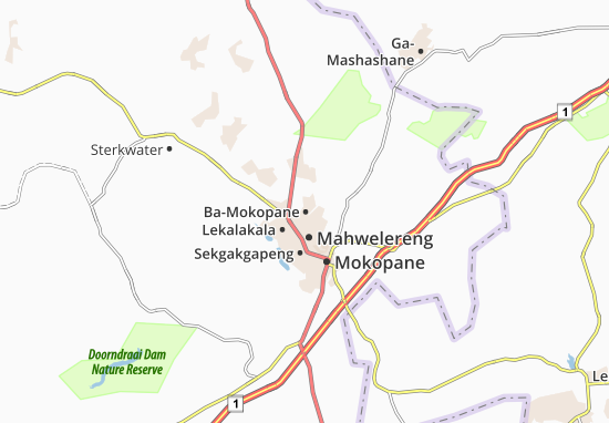Mapa Ba-Mokopane