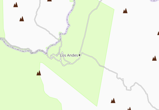 Carte-Plan Los Andes