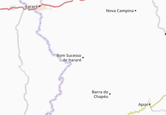 Kaart Plattegrond Bom Sucesso de Itararé