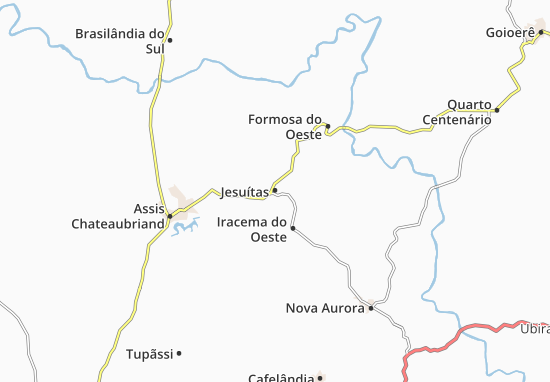 Mapa Jesuítas