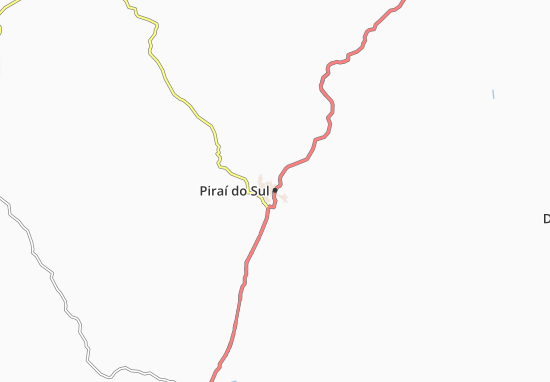 Kaart Plattegrond Piraí do Sul
