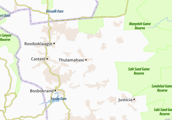 Kaart Plattegrond Thulamahaxi