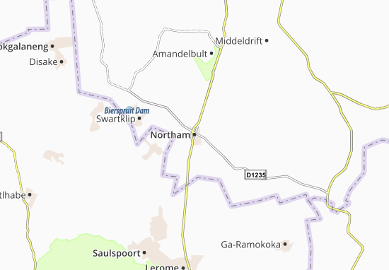 Mapa Northam