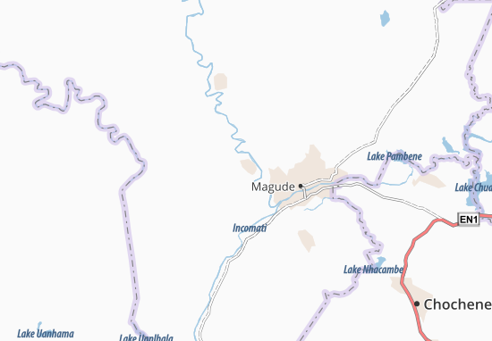 Mapa Inhangona
