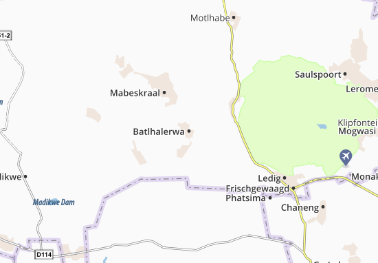 Mapa Batlhalerwa