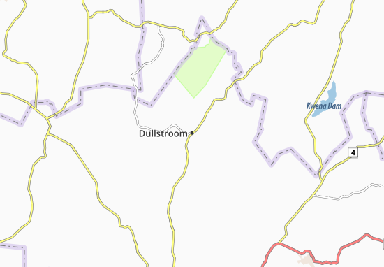 Mapa Dullstroom