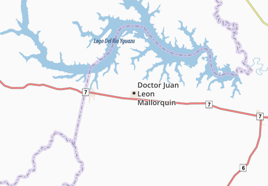Karte Stadtplan Doctor Juan Leon Mallorquin