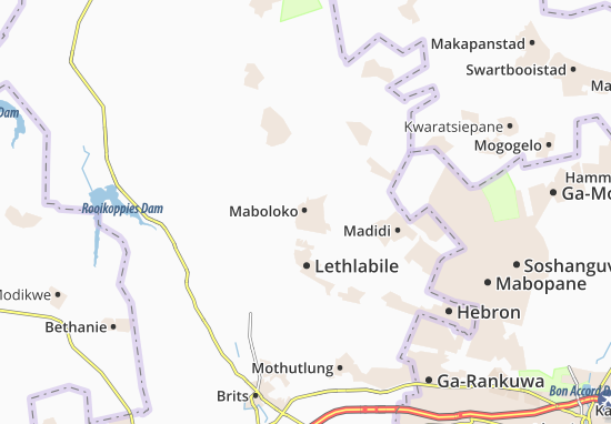 Kaart Plattegrond Maboloko