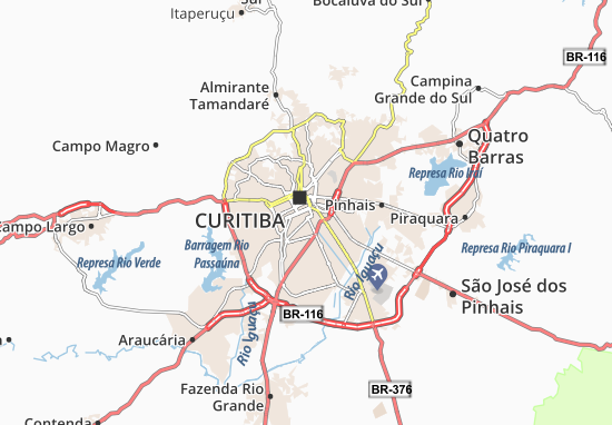 Karte Stadtplan Rebouças