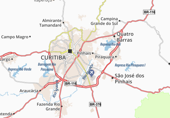 Mapa Cajuru