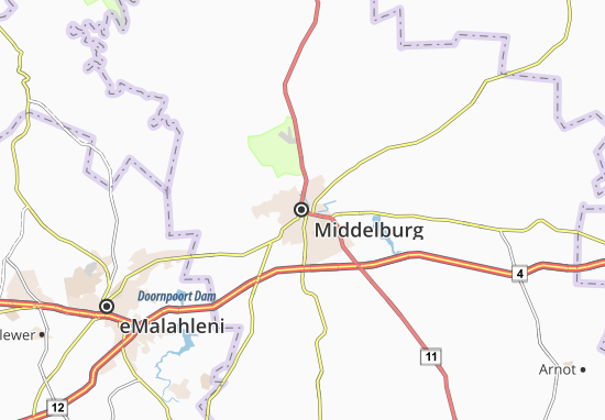 Karte Stadtplan Middelburg